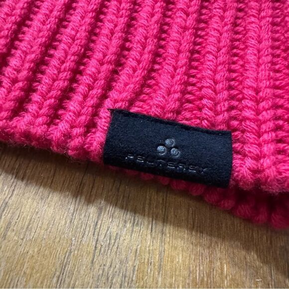 Peuterey Wool Sleeveless Turtleneck Sweater Fisherman Knit Medium Fuchsia Pink - Picture 4 of 16